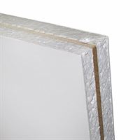 Plain White Reinforced 750x750 Door Panel 20mm