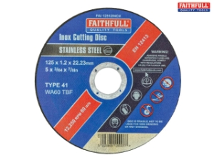 Inox Cutting Disc 125 x 1.2 x 22.23mm