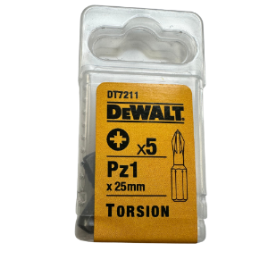 DT7211 Torsion Bits PZ1 x 25mm (Pack 5)