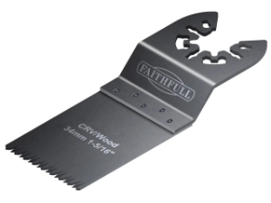 Multi-Function Tool CrV Flush Cut Wood Blade Ground Side Set